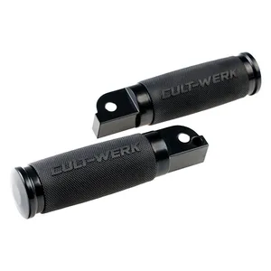 Cult-Werk Cult-Werk, passenger foot pegs "Racing". Black