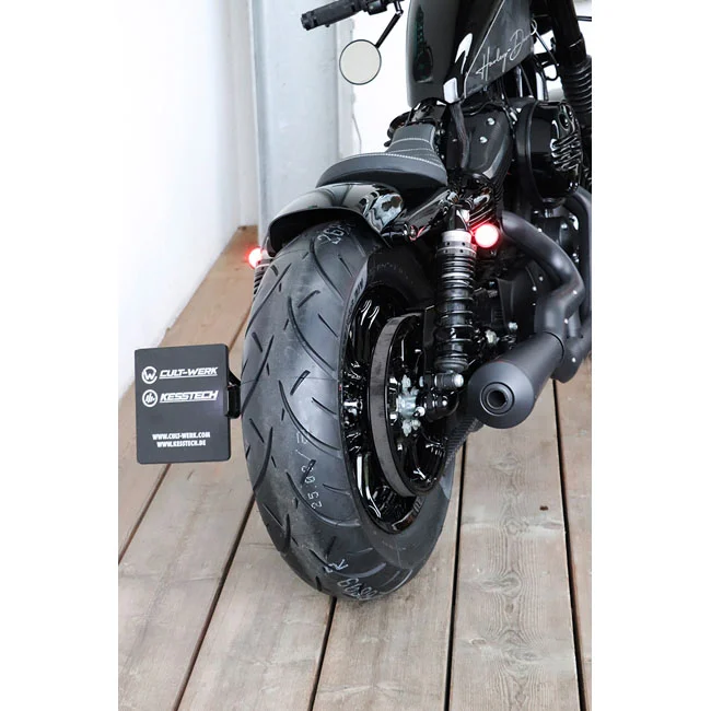 Cult-Werk XL Sportster rear fender ''Low''. Matte black