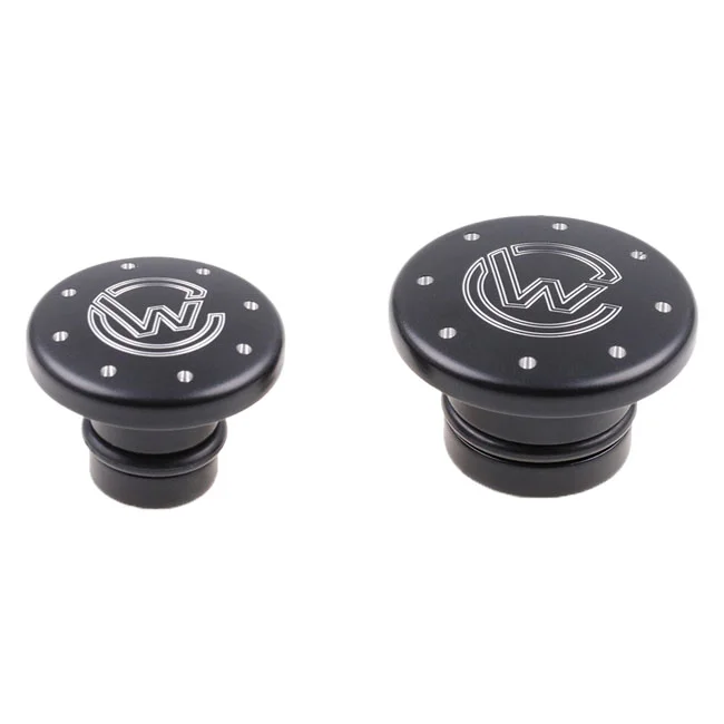 Cult-Werk Front axle cover kit. Gloss black with CC logo
