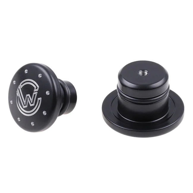 Cult-Werk Front axle cover kit. Gloss black with CC logo