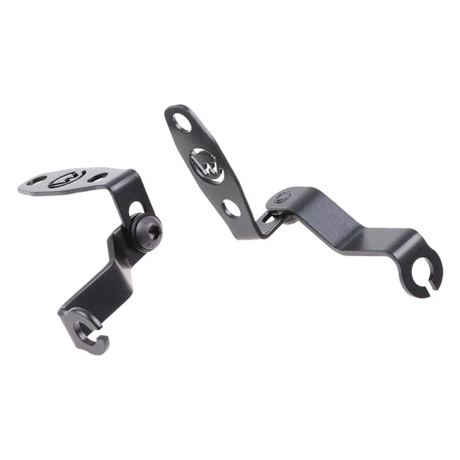 Cult-Werk RH Sportste turn signal bracket set. Front. Black