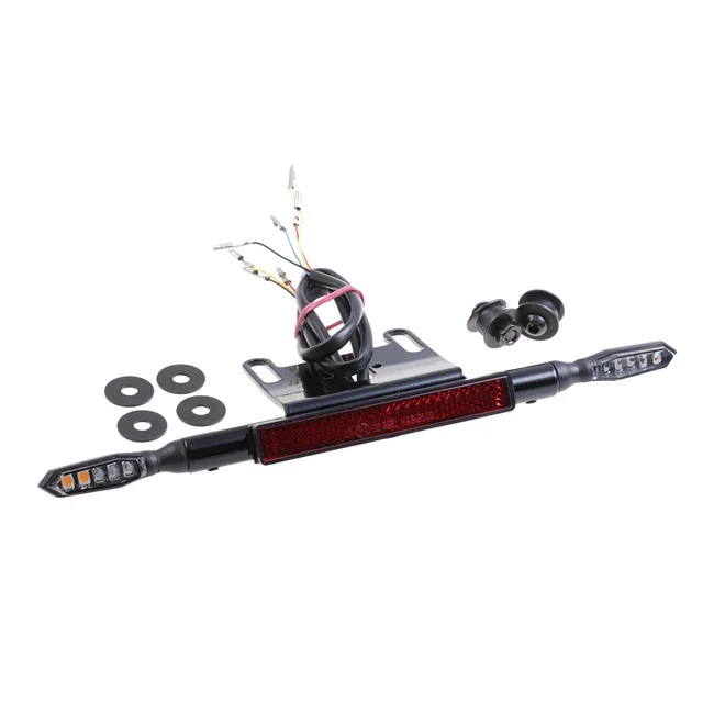 Cult-Werk Cult- Werk, license plate holder & 3-1 light unit set. Black