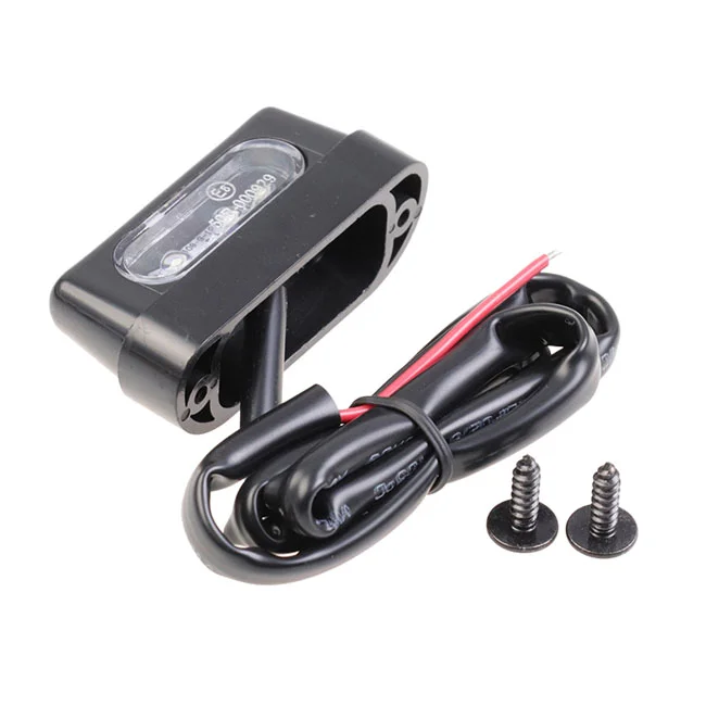 Cult-Werk LED license plate light. Black