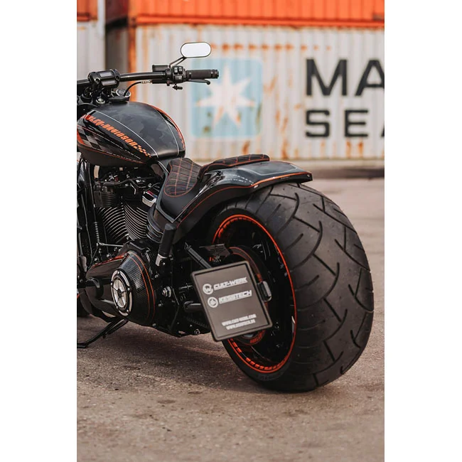 Cult-Werk LED license plate light. Black