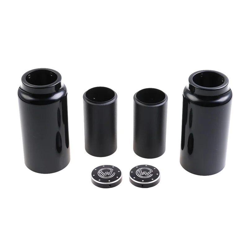Cult-Werk 6-piece fork tube cover kit Medium. Gloss black
