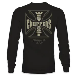 West Coast Choppers WCC Gangscript long sleeve black