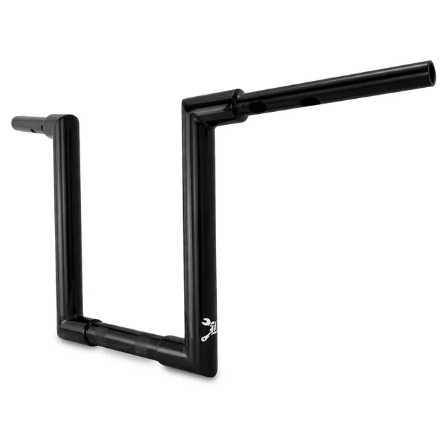 Burly 1-1/2" Jason bar. 12" rise. Gloss black