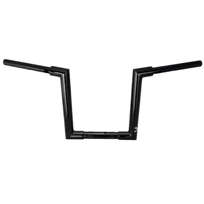 Burly 1-1/2" Jason bar, 14" rise. Gloss black