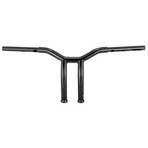 Burly Burly, Dominator raked 1-1/4" T-bar 10" rise. Gloss black