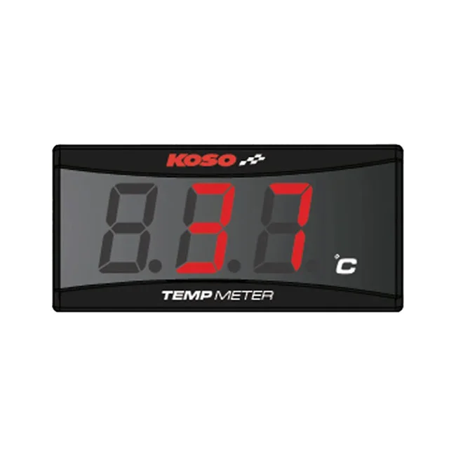 Koso Thermometer Super slim. red