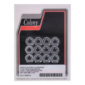 Colony Colony, Flatwashers 5/16" Chrome plated