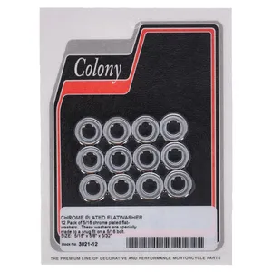 Colony Colony, Flatwashers 5/16" Chrome plated