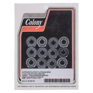 Colony Colony, Flatwashers 5/16" Chrome plated