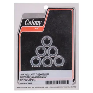 Colony Colony, Flatwashers 3/8" Chrome plated