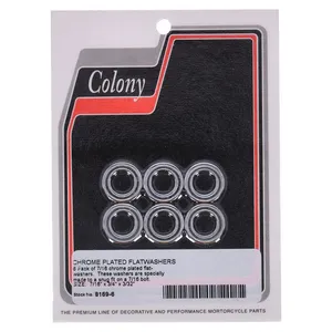 Colony Colony, Flatwashers 7/16" Chrome plated