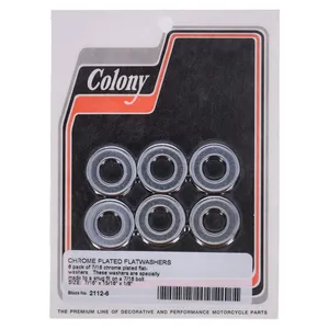 Colony Colony, Flatwashers 7/16" Chrome plated
