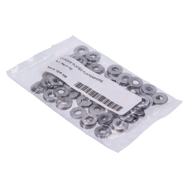 Colony Flatwashers #12 Chrome plated