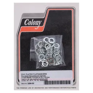 Colony Colony, Flatwashers 1/4" Zinc plated