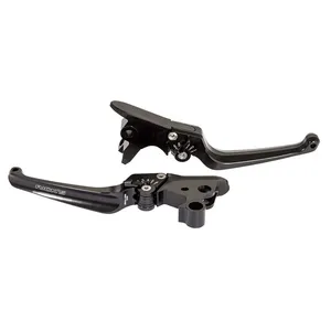 Rick's Motorcycles Rick's Motorcycles, Classic brake & clutch lever set. Black