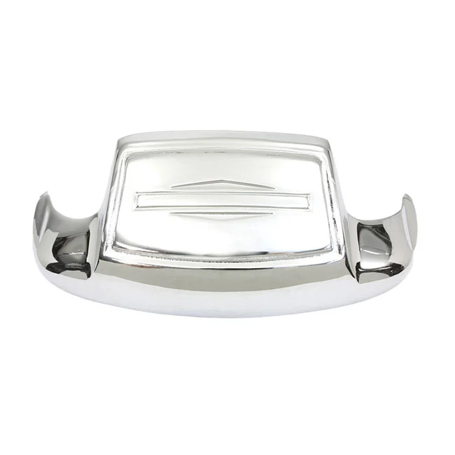 V-Twin Mfg Chevron front fender tip. Chrome - 59215-59A