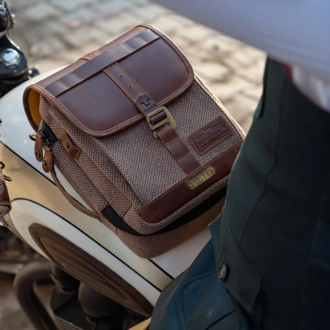 Tripmachine Trip Machine x DGR Cartographer tank bag cognac