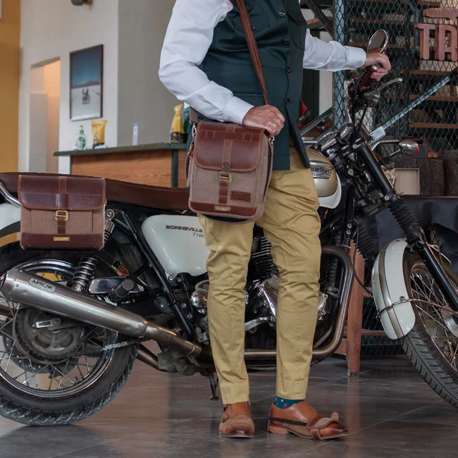 Tripmachine Trip Machine x DGR Cartographer tank bag cognac