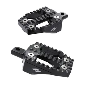 Kraus Kraus, EXO foot peg set. Black alu top / Black alu base