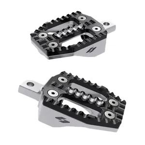 Kraus Kraus, EXO foot peg set.  Black alu top / Machined alu base