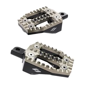 Kraus Kraus, EXO foot peg set. Gold stainless top / Black alu base