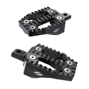 Kraus Kraus, EXO foot peg set. Black alu top / Black alu base