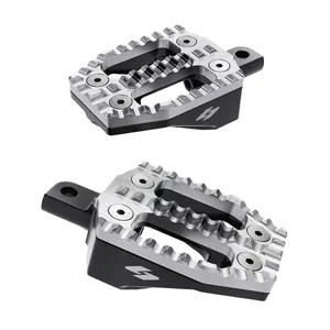 Kraus Kraus, EXO foot peg set. Black alu top / Machined alu base
