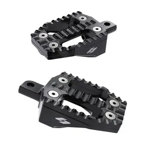 Kraus Kraus, EXO foot peg peg set. Black alu top / Black alu base