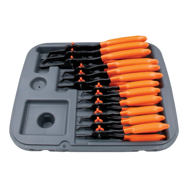 Lang Tools V-Notch conv. int/ext ret. ring pliers. 12-pack
