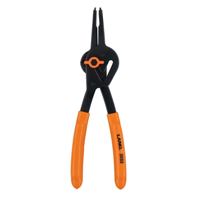 Lang Tools Int/ext. V-Notch ret. ring pliers. 2.3mm tips / 0deg