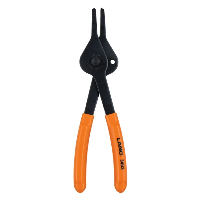 Lang Tools Int/ext. V-Notch ret. ring pliers. 2.3mm tips / 45deg