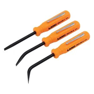 Lang Tools Lang Tools, 3-piece mini pocket pry bar set. Orange
