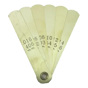 Lang Tools Lang Tools, Tune-Up feeler gauge 6 brass blades. Non-magn.