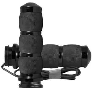 Avon Grips Avon, Heated Air Cushion Grips, Black Anodized , e- Throttle