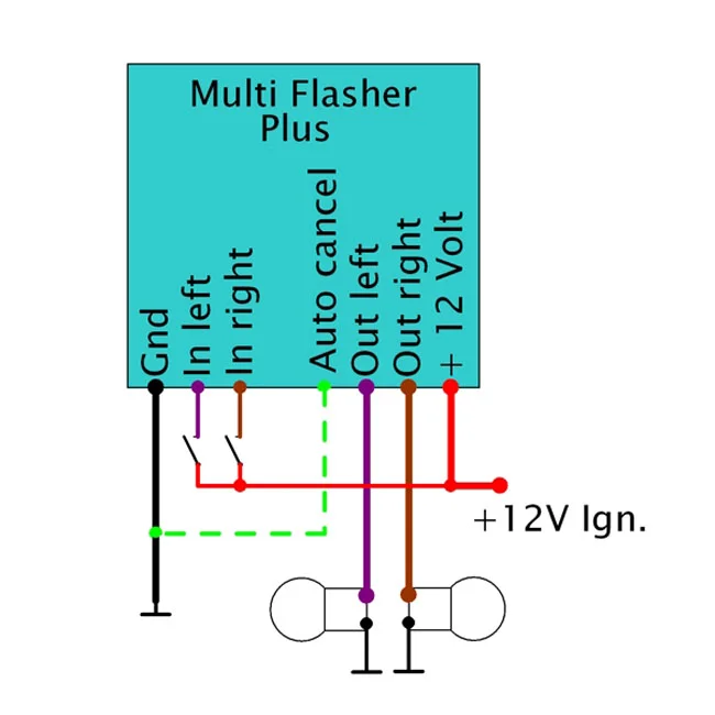 Elektronikbox Axel Joost Elektronik, Evo Flasher 1 (94-95) - 68570-94B