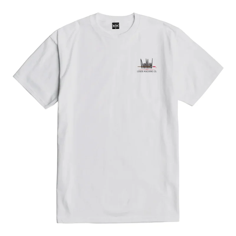 Loser Machine Company Gentlemen''S Club t-shirt Vintage White