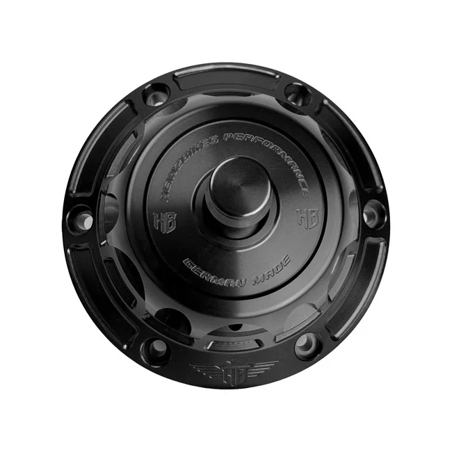 HeinzBikes ''Performance'' vented gas cap set. Black/Black