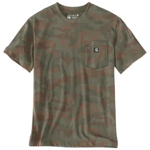 Carhartt Carhartt Irvine Relaxed Camo T-Shirt Army green camo