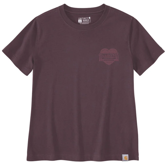 Carhartt Irvine Relaxed Heritage Heart T-Shirt deep cherrywo