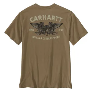 Carhartt Carhartt Irvine Relaxed Hardwork Eagle T-Shirt Night fatigue