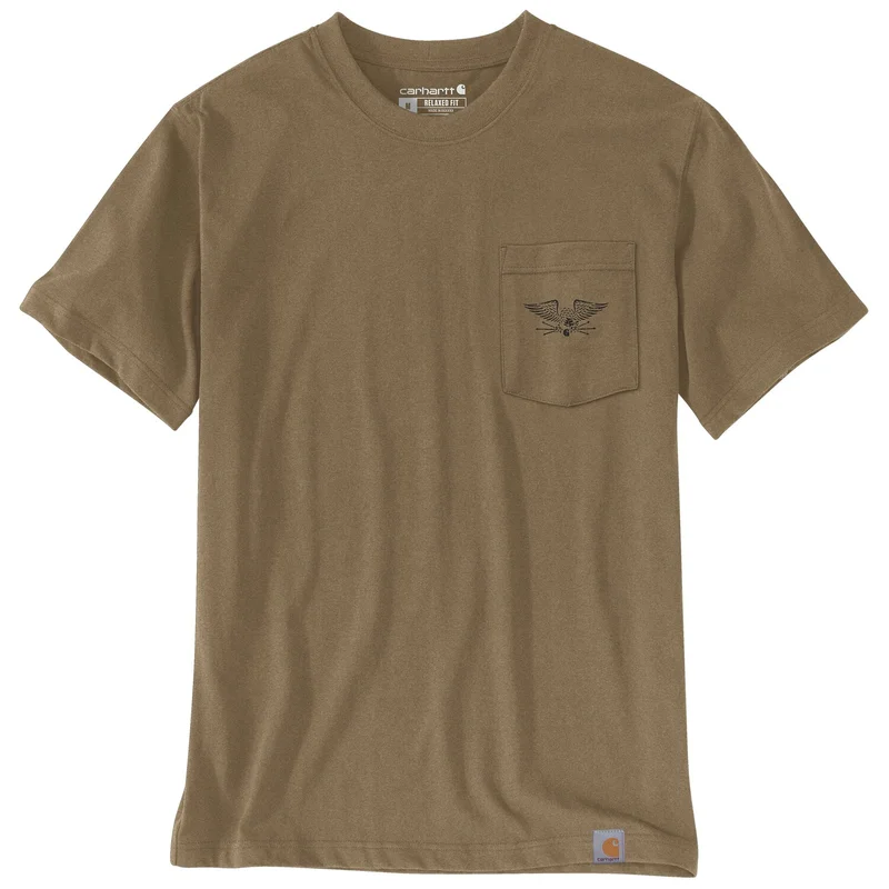 Carhartt Irvine Relaxed Hardwork Eagle T-Shirt Night fatigue