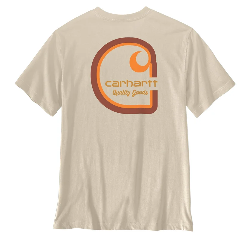 Carhartt Irvine Relaxed Multi Color C T-Shirt oat milk