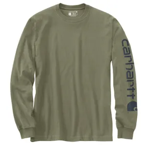 Carhartt Carhartt Dearborn Relaxed LS Sleeve logo T-Shirt dusty olive