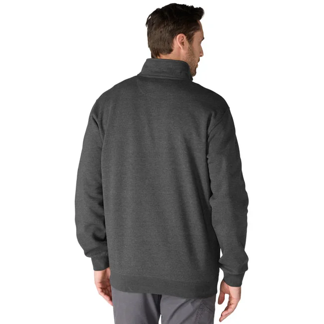 Carhartt Marquette 1/4 Zip Mock Neck sweatshirt carbon heath