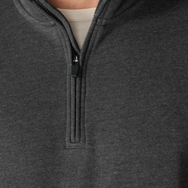 Carhartt Marquette 1/4 Zip Mock Neck sweatshirt carbon heath