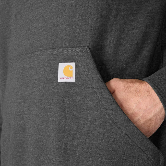 Carhartt Marquette 1/4 Zip Mock Neck sweatshirt carbon heath